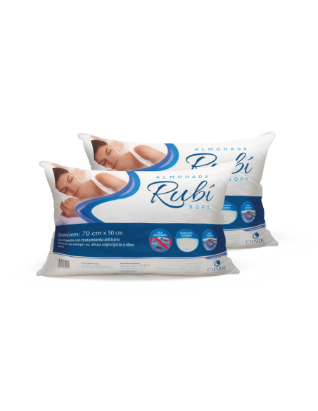 Pack por dos Almohadas Rubí